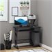 Mesa para Computador MDF e Metal HOMCOM, escritório - secretárias 90x50 Preto