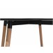 Beliani Mesa de jantar BOVIO 120x120 Preto