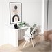  Mesa de consola extensível até 140 cm - 78 x 90 x 50 cm 140 Branco