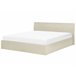 Beliani Cama com estrado Poliéster ORBEY 197x212 Bege