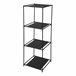 Well Home Estante com 3 compartimentos Preto