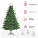 Árvore Natal Artificial PE, PVC, Metal HOMCOM, casa - natal Verde