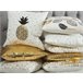 Beliani Almofada decorativa LOTUS Branco