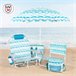 Aktive Pack de praia com guarda-chuva + cooler + 2 cadeiras Aktive Pack de praia com guarda-chuva + cooler + 2 cadeiras Azul