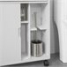 Armário utilitário de banho 2 portas e 1 gaveta BZR31-W SoBuy Branco
