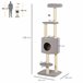 Arranhador para Gatos Aglomerado e Sisal PawHut Cinza