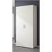 Armário multiuso com 2 portas com efeito madeira 90 Branco