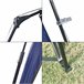 Barendrecht Gazebo de jardim LED com módulo solar 250x250 Azul