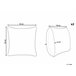 Beliani Almofada decorativa COROKIA 45x45 Bege