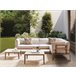 Beliani Conjunto lounge RIMA III Areia