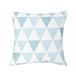 Beliani Almofada de jardim TRIFOS 40x40 Azul Claro