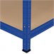 Pack 2 Prateleiras Modulares com 5 Prateleiras Ajustáveis ​​O91 Azul