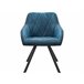 Beliani Silla de comedor MONEE Azul Marino