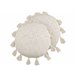 Beliani Almofada decorativa MADIA Bege