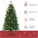 Árvore de Natal Artificial PVC, Metal HOMCOM, casa - natal Verde