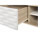Beliani Mesa de jantar TACOMA 60x120 Castanho