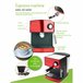 Máquina de Café Expresso Adler AD 4404R Vermelho