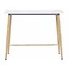 Beliani Mesa de bar CHAVES 50x110 Branco