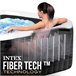 Jacuzzi insuflável Greystone Deluxe 4 pessoas INTEX Cinza