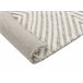 Beliani Entrelaçado GOKSUN 80x150 Branco/ Bege