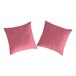 2 Frondas para almofada 100% algodão CASUAL 80x80 Rosa