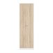 Armário alto de 1 porta Ewen Natural/ Branco