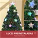 Árvore de Natal PVC e Metal HOMCOM, casa - natal Verde