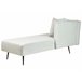 Beliani Chaise longue à esquerda Poliéster RIOM Azul/ Verde