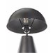 Beliani Candeeiro de mesa PALMIET Preto