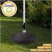 Base para guarda-sol circular Aktive antracite 41-51 mm Cinza