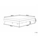 Beliani Cama com estrado MDF BERRIC 148x202 Castanho