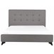 Beliani Cama com estrado Poliéster AMBASSADOR 152x216 Bege