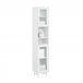 Armário alto de banho com 2 prateleiras e 2 portas BZR118-W SoBuy Branco