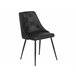 Beliani Silla de comedor VALERIE Preto
