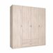 Guarda-roupa Roma com 4 portas e 2 gavetas, quarto moderno Guarda-roupa Roma com 4 portas e 2 gavetas, quarto moderno Madeira Clara