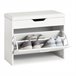 Banco para sapateiras com 1 aba FSR95-W SoBuy Branco