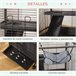 Gaiola para Roedores Metal, Nylon e PP PawHut Cinza