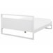 Beliani Cama Madera de pino GIULIA 185x213 Branco