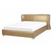 Beliani Cama com estrado Poliéster PARIS 175x228 Dourado