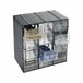 Armário multiusos em PVC 2 portas Preto