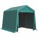 Abrigo de Exterior Metal e Tecido PE Outsunny Verde