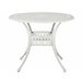 Beliani Mesa redonda ANCONA 90x90 Branco