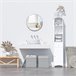 Armário Polivalente MDF HOMCOM, casa - casa de banho 34 Branco