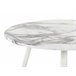 Beliani Mesa de jantar GUTIERE 70x120 Branco/ Bege