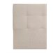 Cabeceira MIRO em tecido 160x117 cm Bege