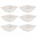 Conjunto de 6 taças para aperitivos em porcelana coleção VESSIA Branco