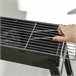 Barbecue a Carvão Metal Outsunny Preto