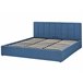 Beliani Cama com estrado Poliéster DREUX 191x214 Azul