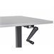 Beliani Secretária ajustável DESTIN III 160x72 Branco