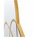 Beliani Espelho TAILLY 99x2 Dourado